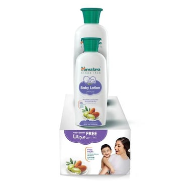 Himalaya Baby Lotion 400 Milliliters Plus 200 Milliliters Free