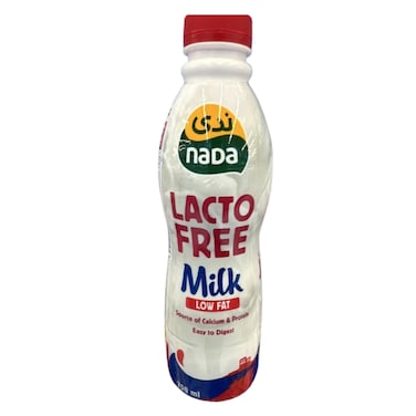 Nada Lacto Free Milk Low Fat 750ml
