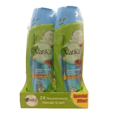 Vatika Shampoo Volume Thickness 2x400ml