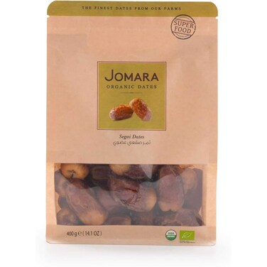 Organic Dates Segai Jomara 400 gr