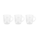 Royalford Glass Mug 3 Pieces