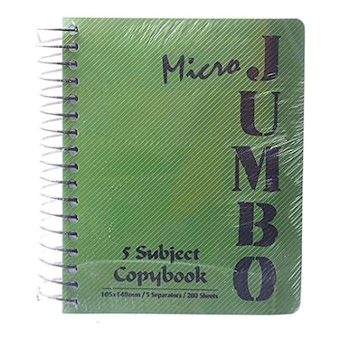 Mintra Spiral Notebook Micro Jumbo 200 Sheets 1 Piece Multi Color