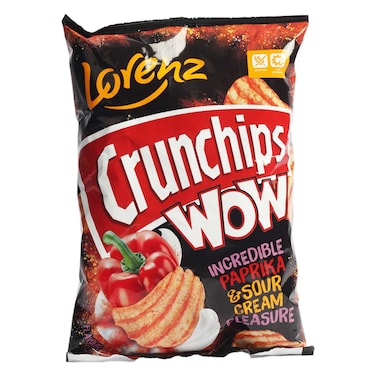 Lorenz Crunchips Paprika and Cream 80 gr