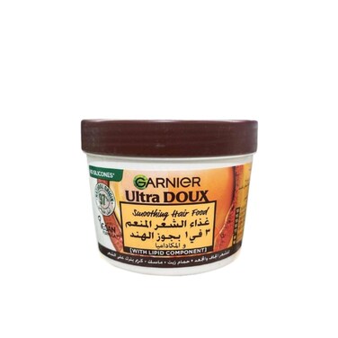Garnier Ultra Doux Smoothing Coconut 3-In-1 Hair Food White 390ml