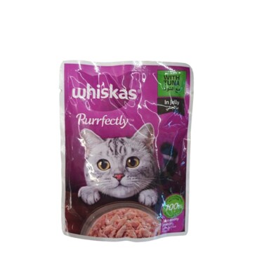 Whiskas Purrfectly Fish Cat Food With Tuna 85g