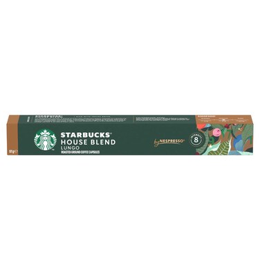 Nespresso Starbucks House Blend Lungo Coffee Pods 10 Pieces