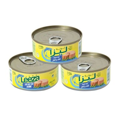 Leeza Meat Tuna in Brine 3 x 160 gr