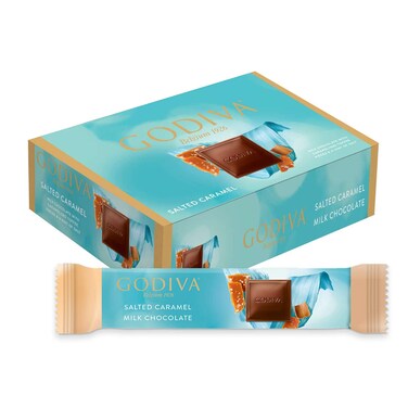 Godiva Pure Bar Milk Salted Caramel 32g x 12 Pieces
