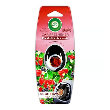 Air Wick Car Freshener, Fresh Berries Scent, 2.5ml