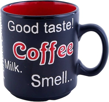 Royalford Mug Stoneware Red 260 Ml