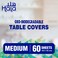 Hala Oxo Biodegradable Table Covers 100x100-60sheets Medium