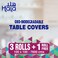 Hala Oxo Biodegradable Table Covers 100x100-7600cm 4rolls
