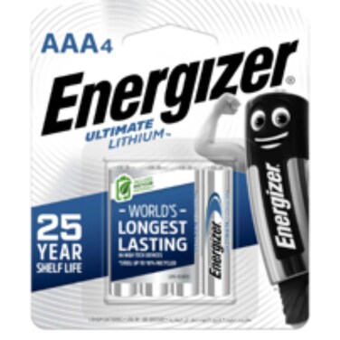 Energizer Lithium Battery AAA4