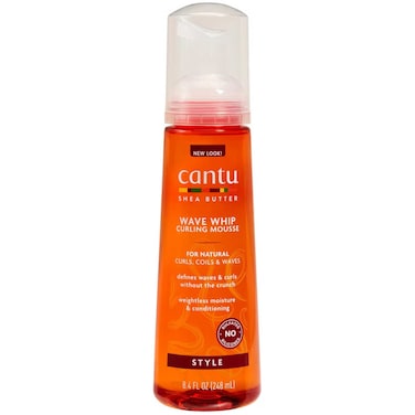 Cantu Shea Butter Wave Whip Curling Mousse Clear 248ml