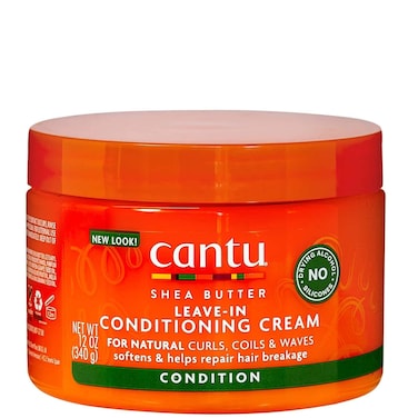 Cantu Shea Butter Leave-In Conditioning Cream For Natural Hair White 340g