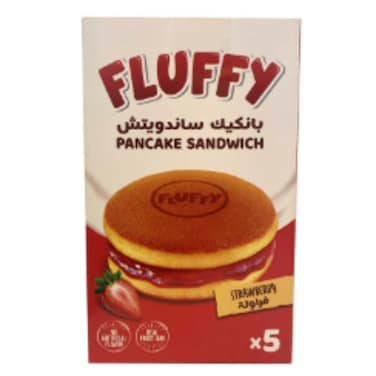 Amalfi Foods Fluffy Strawberry Pancake Sandwich 30 gr x Pack of 5