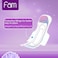Fam Natural Cotton Feel Folded  with Wings 50 Feminine Pads Super