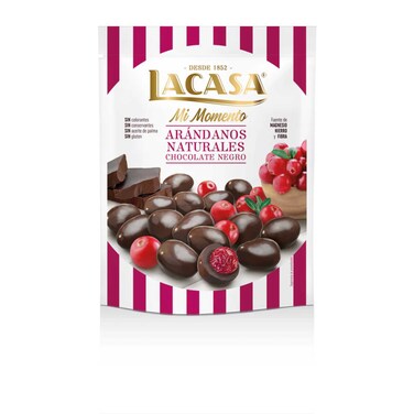 Lacasa Dark Chocolate Cranberries 125 g