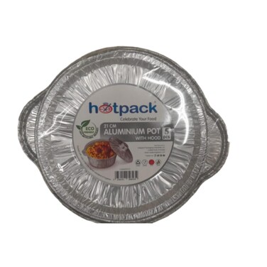 Hotpack Aluminum Pot with Hood 5x21cm