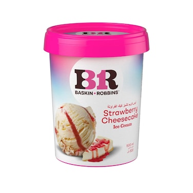 Baskin Robbins Ice Cream Strawberry Cheesecake 500ml