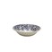 Claytan M.Flower Blue Salad Bowl 9.3