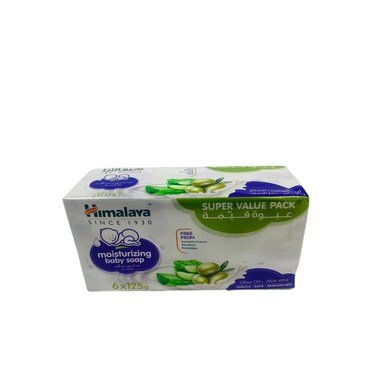 Himalaya Moisturizing Baby Soap 6 x 125 gr