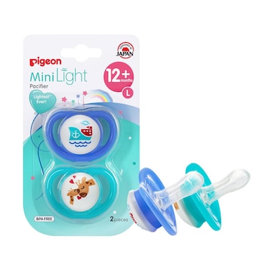 Pigeon Minilight Pacifier Twin Large 2 Pieces