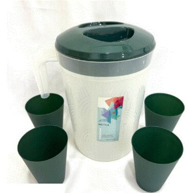 Elegant Plastic Water Jug Set