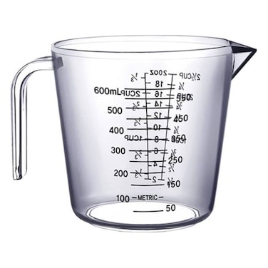 Elegant Plastic Measuring Jug 600 Ml