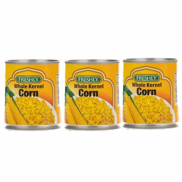 Fresgly Whole Kernel Corn 3 x 185 gr