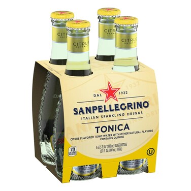 SanPellegrino Italian Sparkling Drinks Tonica Citrus Extract 4x200ml