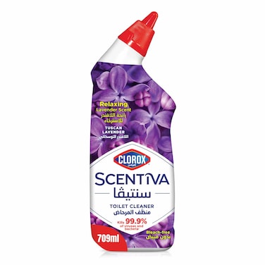 Clorox Scentiva Toilet Cleaner 709 ml, Tuscan Lavender