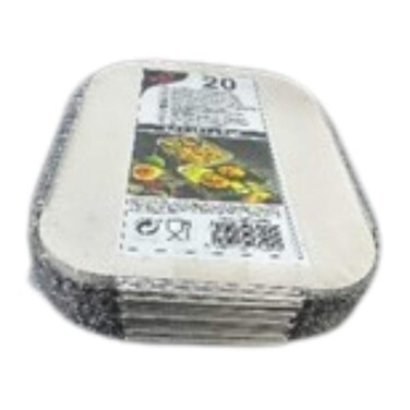 Papstar Aluminium Foil Container with Lid R9L 20 Pieces