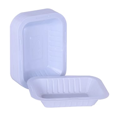 Papstar Plst Plate Rect Sml 50S N1