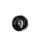 Pasabahce Glass Round Ashtray Set Black 2x11cm