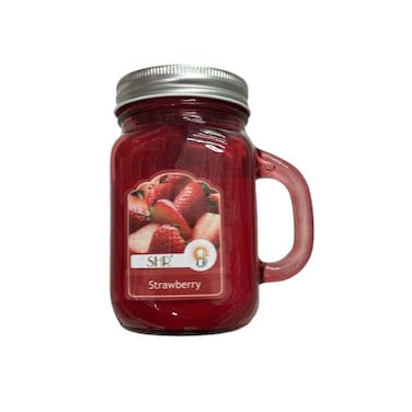 Elegant Candle In Jar Strawberry