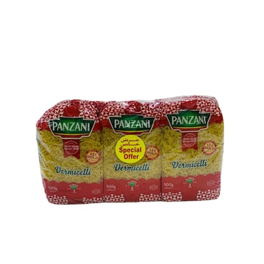 Panzani Pasta Vermicelli 3 x 500 gr
