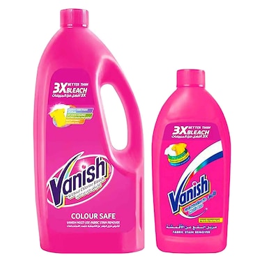 Vanish Liquid Fabric Stain Remover 1.8L + 500ml FREE - Coloured &amp; White Clothes