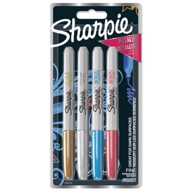 Sharpie P.Marker Metalic Bls 4Col