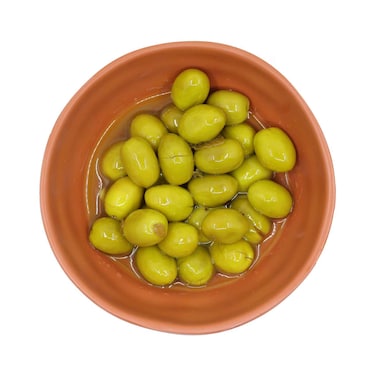 Olives Green Jumbo with Zaatar per kg
