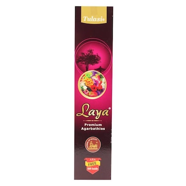 Tulasi Agarbati Laya Flat 12 Pieces