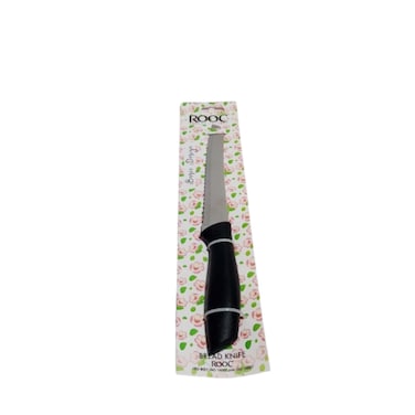 Rook Bread Knife Black Handle