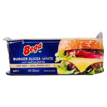 Bega Burger Slices Cheese 84 Slices 1 Kg