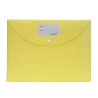 Atlas Document Bag With Name Card Holder  Yellow