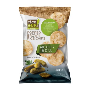 Rice Up Chips Pickles and Dill 60g