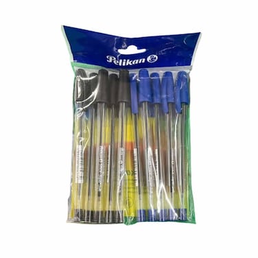 Pelikan Stick Ballpoint Pen Blue 10 Pack