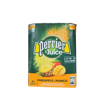 Perrier Pineapple and Mango Juice 4 x 250 ml