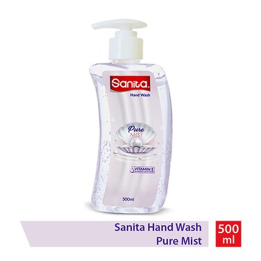 Sanita Handwash Pure Mist Vitamin E 500ml