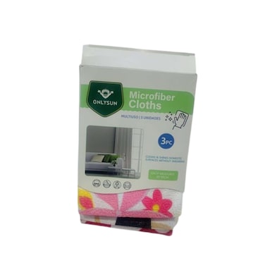 Elegant Microfiber Cloths Set 3 Pieces