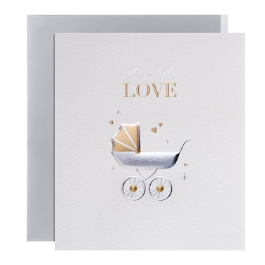 Hallmark Baby Girl Card Open B2